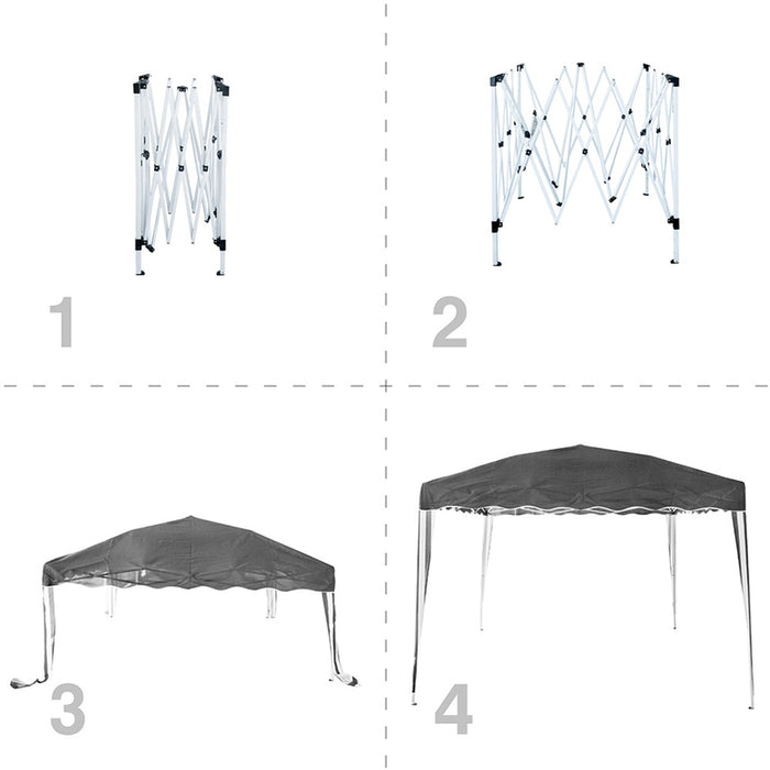 GARDEN TENT POP-UP FOLDABLE 300X300CM MUHLER 08F0005/1006077
