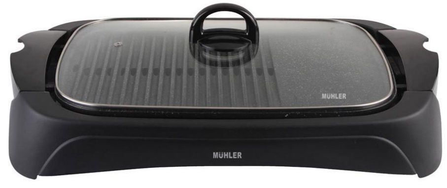 EL. GRILL WITH LID MUHLER MG-4030M 2000 W, BLACK, LID