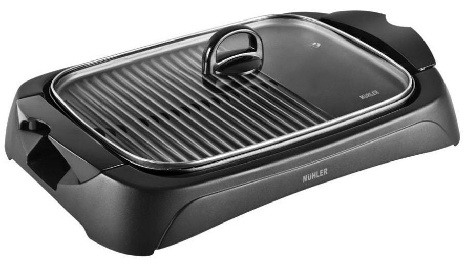 EL. GRILL WITH LID MUHLER MG-4030M 2000 W, BLACK, LID