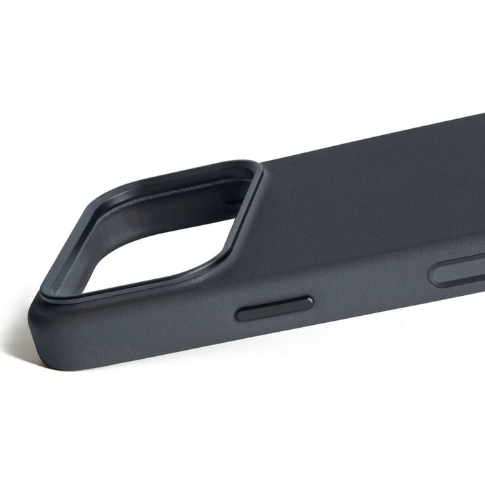 Mujjo Full Leather Case MagSafe Case for iPhone 17 Pro Grey