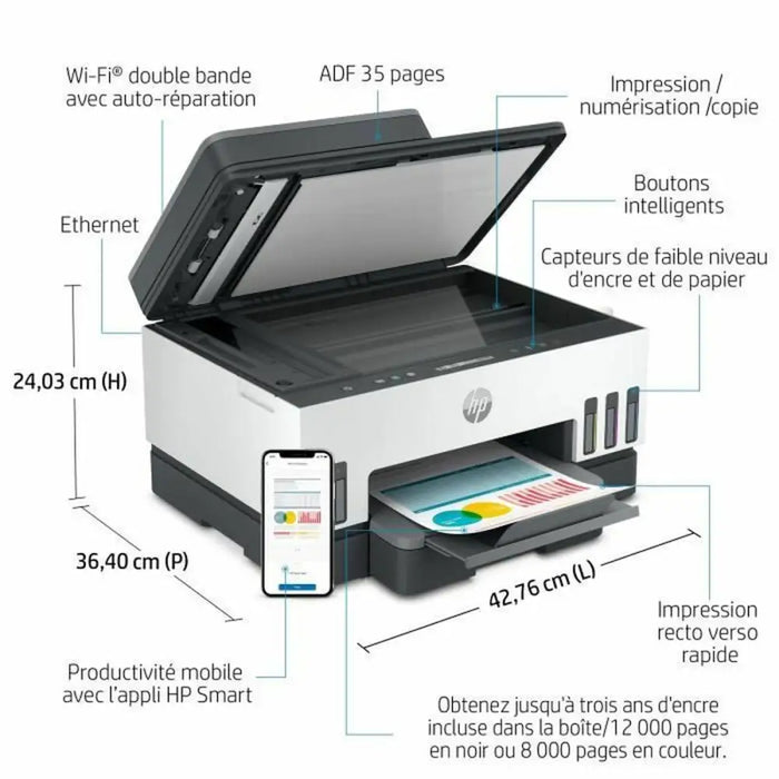 Multifunction Printer HP Smart Tank 7305 - Електроника Периферни и резервни части<<<Компютри|