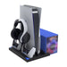 Multifunctional stand for PS5 console iPega PG-P5013B (black) - Accessories<<<Gamepads and steering