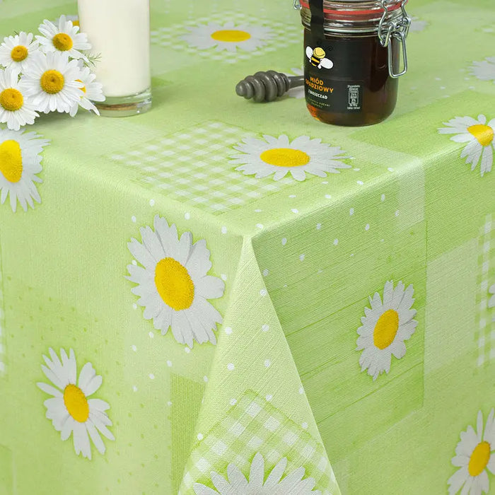 MUSHAMA ALDECO 140 CM/L.M. GREEN DAISIES - Мушами<<<Текстил за кухня<<<Мебели и интериор<<<Praktiker&&&Мушами<<<Текстил