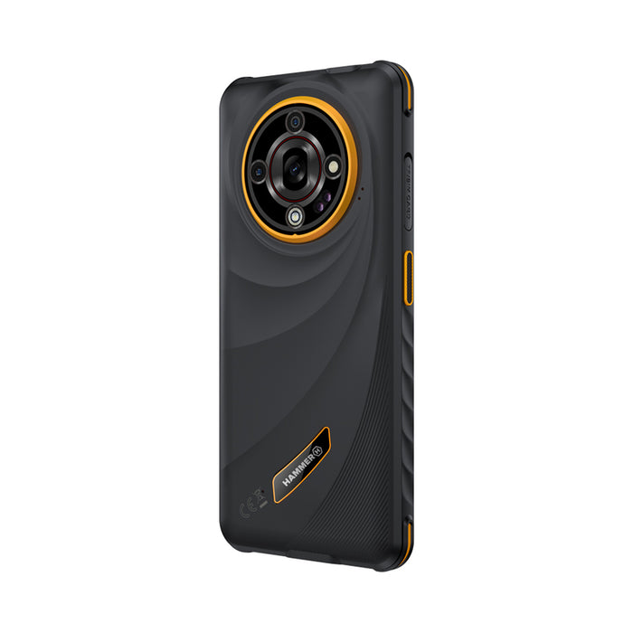 Smartphone GSM MYPHONE HAMMER IRON 6 5G 128/6 ORANGE 6.56 ", 128 GB, RAM 6 GB, 24+2 MP, 5G