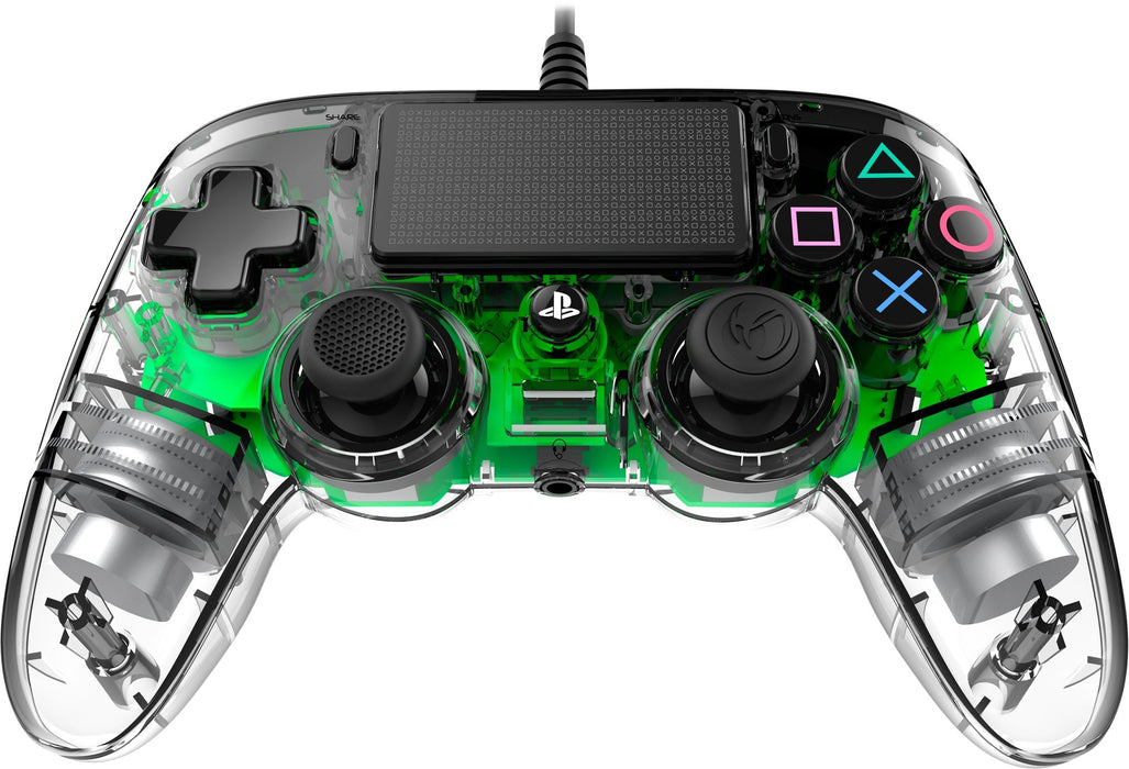 Wired gamepad Nacon Wired Illuminated Compact Controller Green, Green