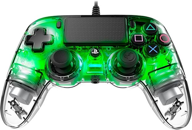 Wired gamepad Nacon Wired Illuminated Compact Controller Green, Green
