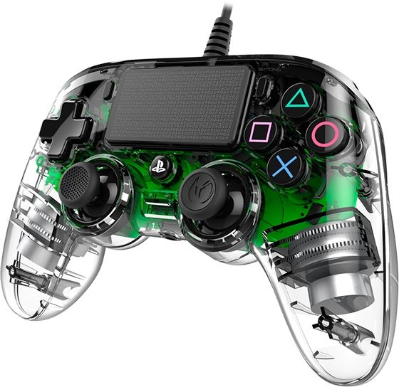 Wired gamepad Nacon Wired Illuminated Compact Controller Green, Green