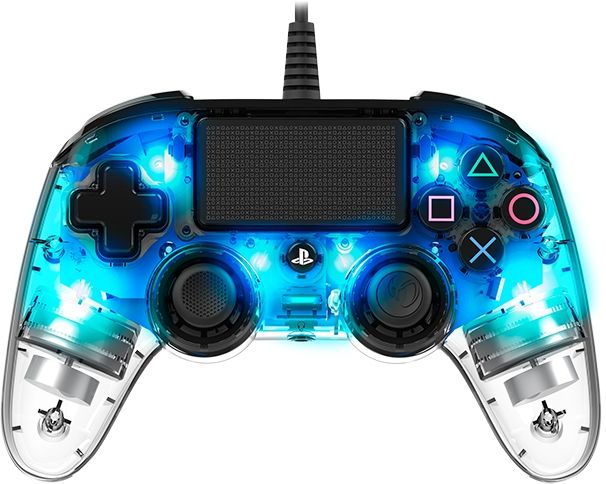 Wired gamepad Nacon Wired Illuminated Compact Controller Blue, Blue