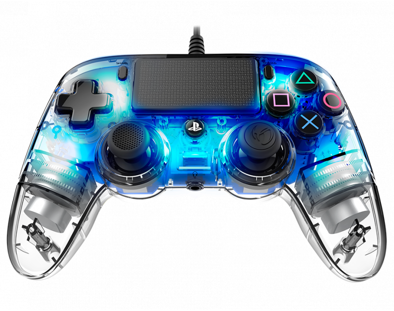 Wired gamepad Nacon Wired Illuminated Compact Controller Blue, Blue