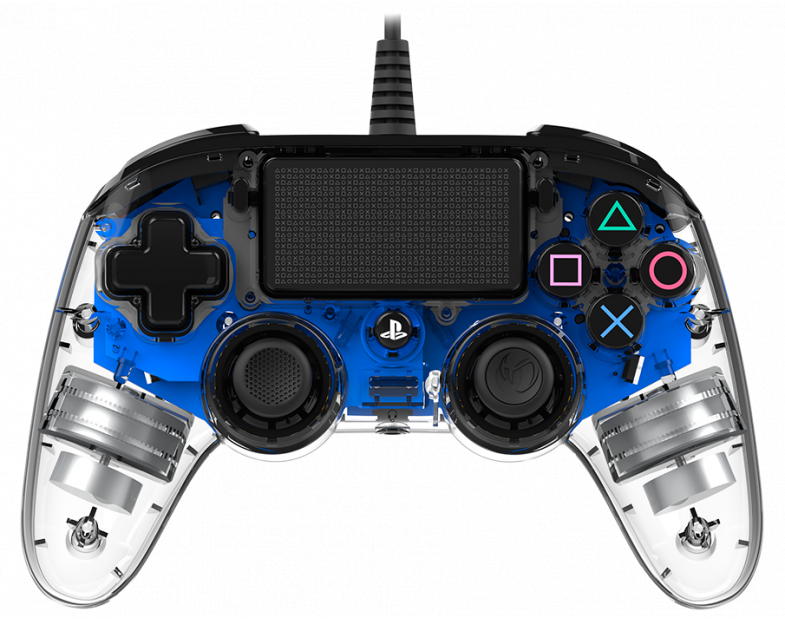 Wired gamepad Nacon Wired Illuminated Compact Controller Blue, Blue