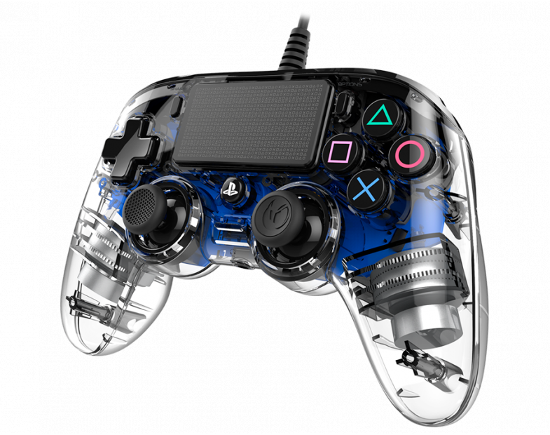 Wired gamepad Nacon Wired Illuminated Compact Controller Blue, Blue
