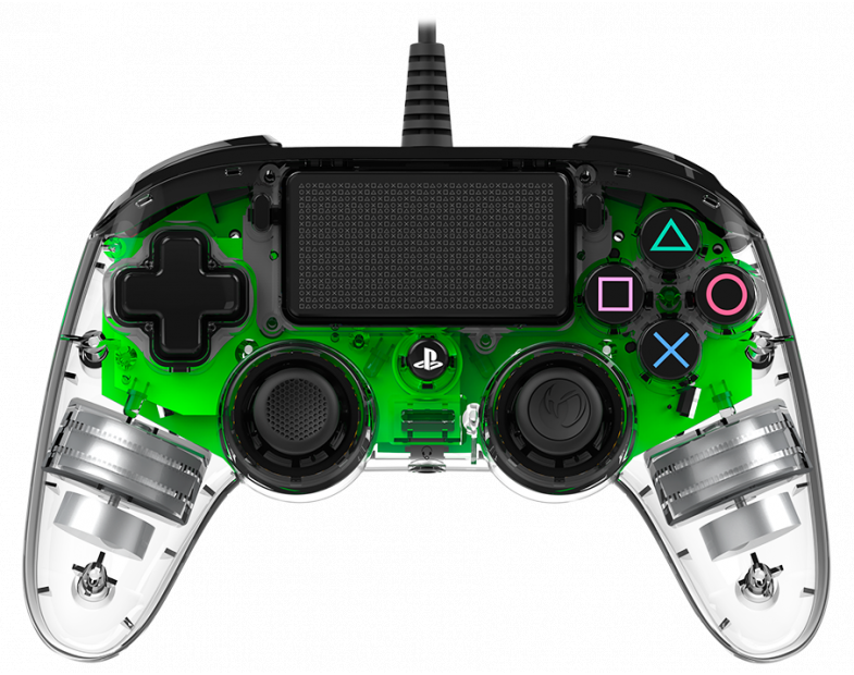 Wired gamepad Nacon Wired Illuminated Compact Controller Green, Green