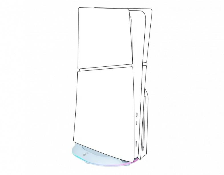 Vertical stand Nacon, For PS5 Slim console with hub