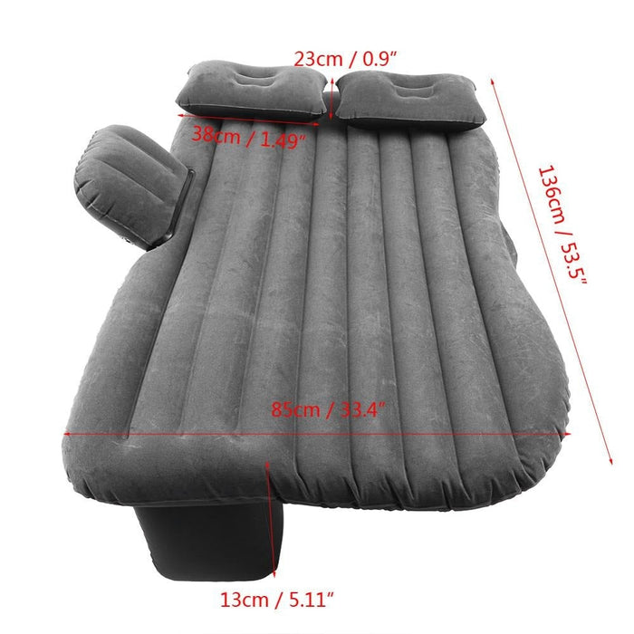 Inflatable mattress car rear seat