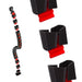 Nano RS desk cable organizer / cable grille 1345mm black and red RS125 - Cable coversTVA-MAS<<<TV
