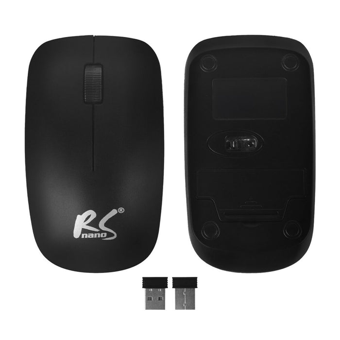 Keyboard and Mouse Nano RS RS580 Black