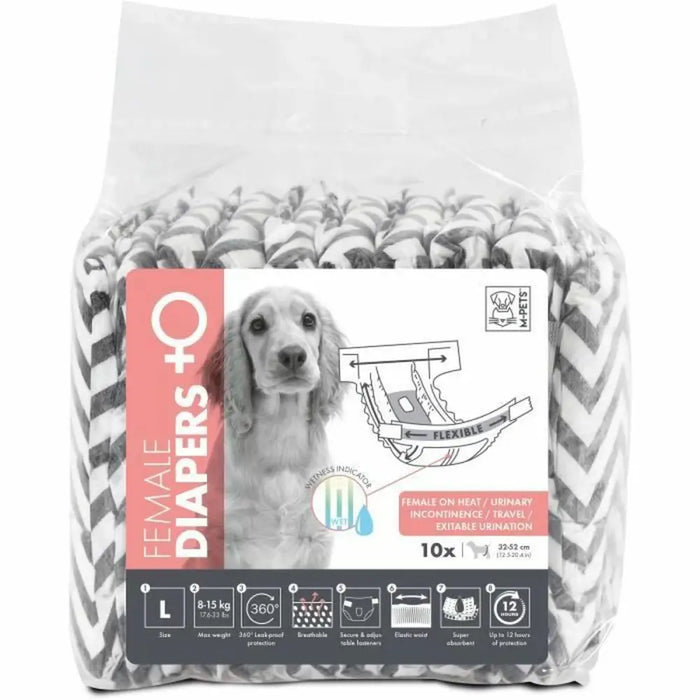 Nappies MPETS 10 Units - Домашни Животни<<<Дом Градина<<<BigBuy&&&Здраве и хигиена<<<Домашни Животни<<<Дом
