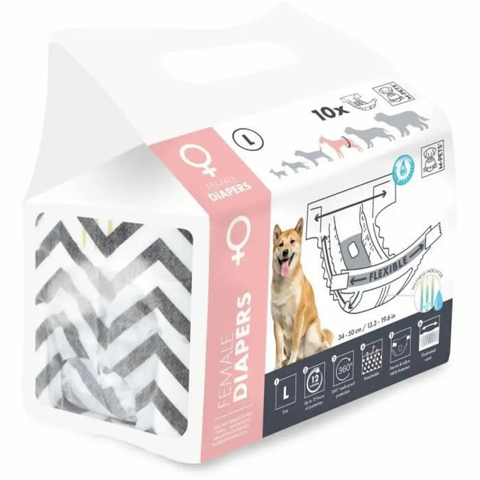 Nappies MPETS 10 Units - Домашни Животни<<<Дом Градина<<<BigBuy&&&Здраве и хигиена<<<Домашни Животни<<<Дом