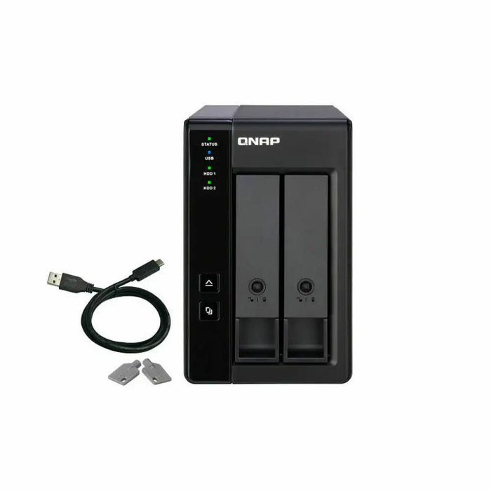 NAS Network Storage Qnap TR-002 Black - Твърди дискове<<<Компютър Мрежи и компоненти<<<Компютри| Електроника<<<BigBuy