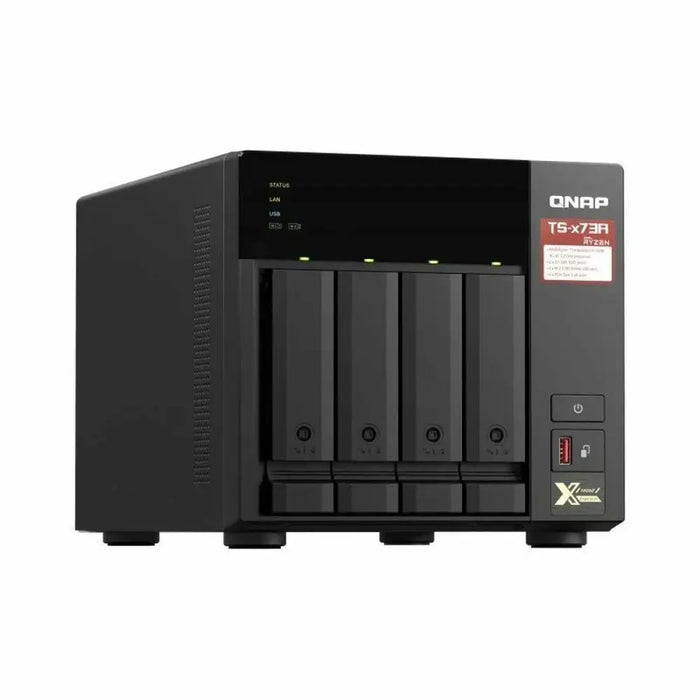 NAS Network Storage Qnap TS-473A-8G Quad Core Black - Компютър Мрежи и компоненти<<<Компютри|