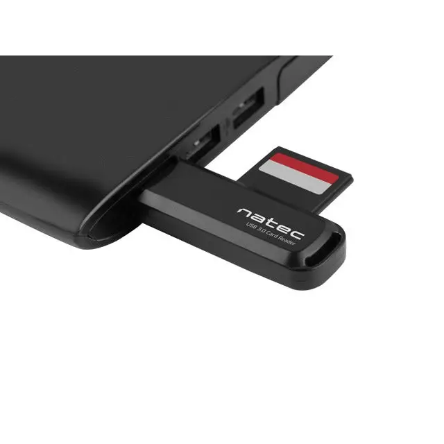 Natec Card Reader Scarab 2 SDHC MMC M2 Micro SD USB 2.0 Black - Аксесоари<<<NATEC компютърна