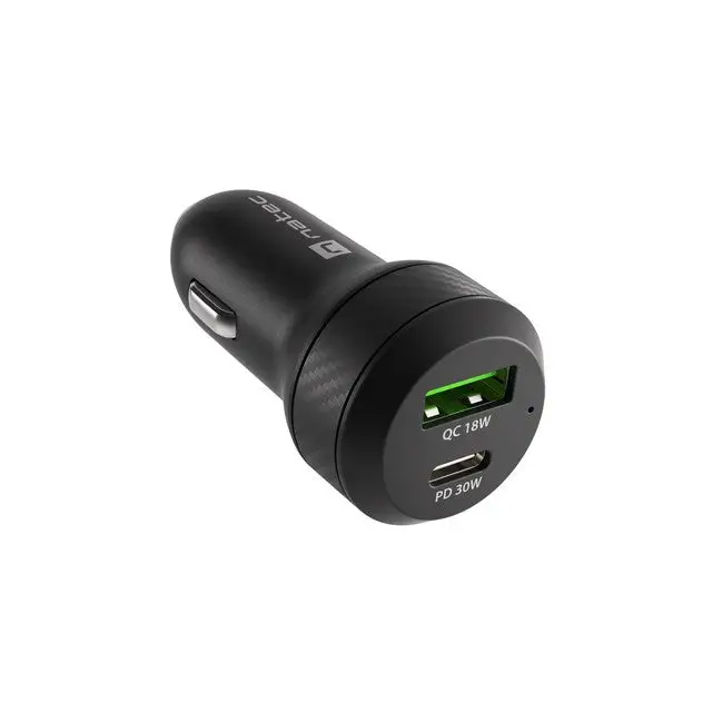 Natec Coney 1xUSB 1xUSB-C Quick charger 48W Black - Аксесоари<<<NATEC компютърна