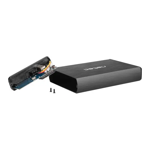 Natec External HDD/SSD Enclosure Rhino SATA 3.5’’ USB 3.0 Aluminium Black - Аксесоари<<<NATEC компютърна