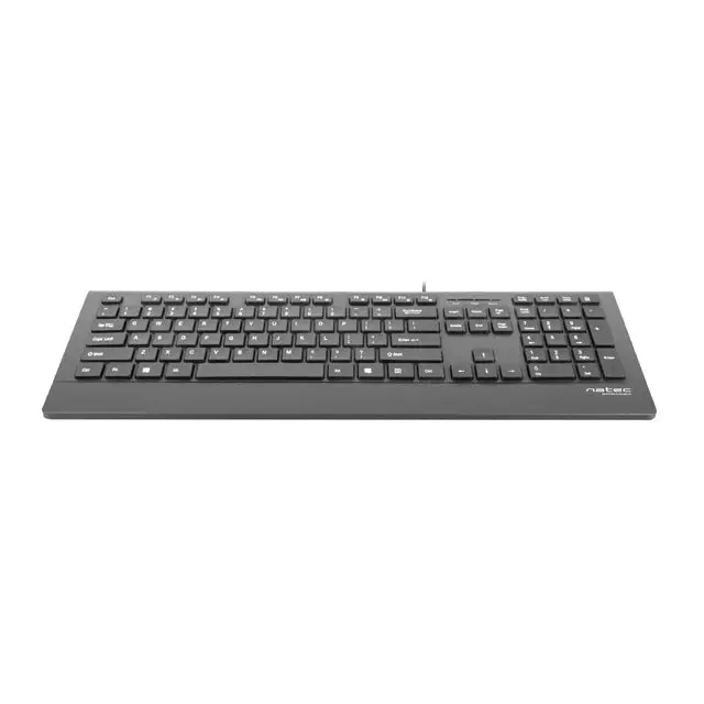 Natec Keyboard Barracuda SLIM US Layout Black - Клавиатури<<<NATEC компютърна