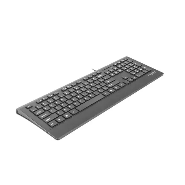 Natec Keyboard Barracuda SLIM US Layout Black - Клавиатури<<<NATEC компютърна