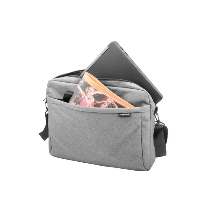 NATEC Mustela notebook bag 15.6’ grey - Bags / backpacks / casesMOB-TOR<<<Notebooks / Netbooks