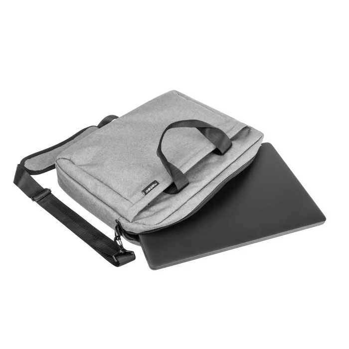 NATEC Mustela notebook bag 15.6’ grey - Bags / backpacks / casesMOB-TOR<<<Notebooks / Netbooks