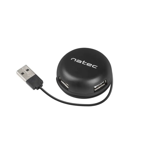 Natec usb 2.0 hub bumblebee 4-port black - Аксесоари<<<NATEC компютърна периферия<<<NATEC<<<PolyComp&&&Компютър Мрежи и