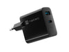 Natec USB Charger Ribera Gan 1X USB-A + 1X USB-C 65W Black - Аксесоари<<<NATEC компютърна