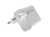 Natec USB Charger Ribera Gan 1X USB-A + 1X USB-C 65W White - Аксесоари<<<NATEC компютърна