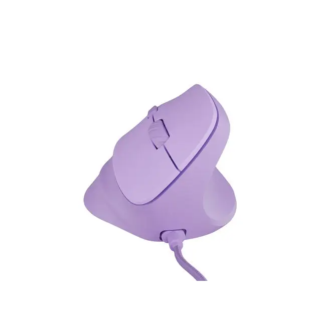 Natec Vertical Mouse Crake 2 Pro 12800DPI Optical Pure Lavander - Мишки<<<NATEC компютърна