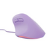 Natec Vertical Mouse Crake 2 Pro 12800DPI Optical Pure Lavander - Мишки<<<NATEC компютърна