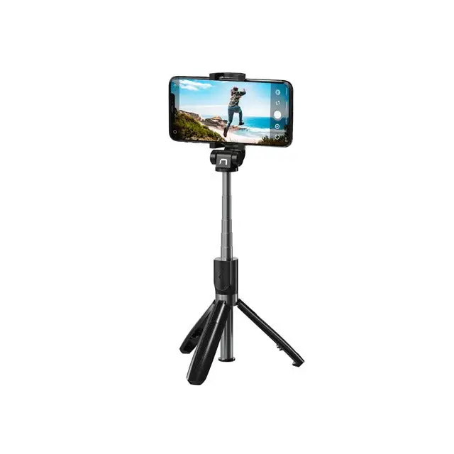 Natec Wireless Selfie Tripod Alvito BT 4.0 Black - Аксесоари<<<NATEC компютърна