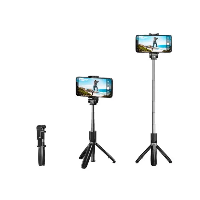 Natec Wireless Selfie Tripod Alvito BT 4.0 Black - Аксесоари<<<NATEC компютърна