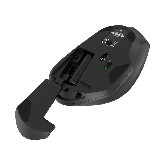 Natec Mouse Siskin Wireless 1600DPI 2.4GHz + Bluetooth 5.0 Optical Black