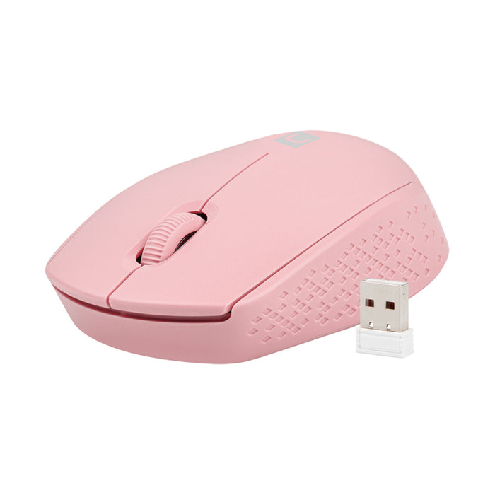 Natec Mouse Stork Wireless 1600DPI Optical, Pink