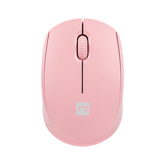 Natec Mouse Stork Wireless 1600DPI Optical, Pink