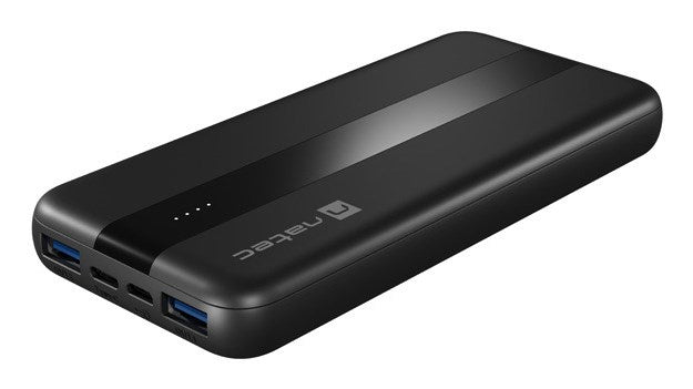Natec Powerbank Trevi Slim Q V2 10000MAh 2X USB-A 18W + 1X USB-C 20W + USB-C - USB0-C CABLE