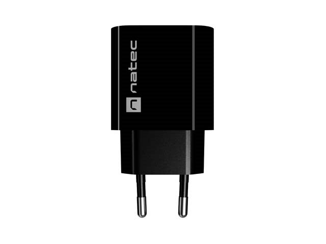 WALL CHARGER NATEC RIBERA 1X USB-A 18W BLACK