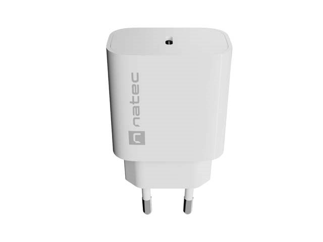 WALL CHARGER NATEC RIBERA 1X USB-C 20W WHITE