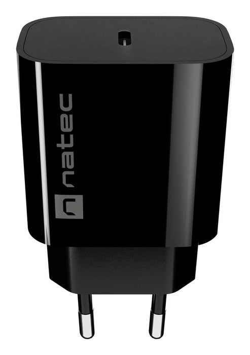 WALL CHARGER NATEC RIBERA 1X USB-C 20W BLACK