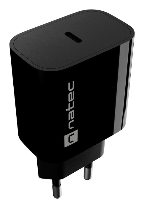 WALL CHARGER NATEC RIBERA 1X USB-C 20W BLACK