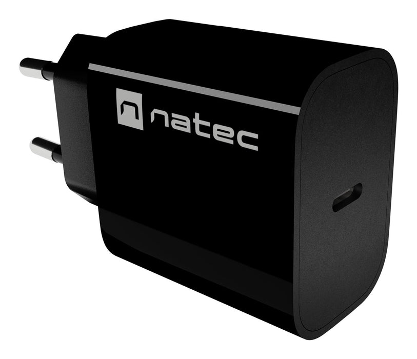 WALL CHARGER NATEC RIBERA 1X USB-C 20W BLACK