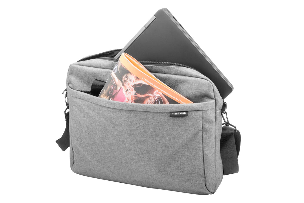 NATEC Mustela notebook bag 15.6’ grey