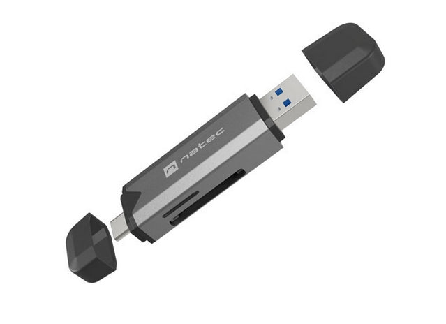 Natec Scarab 3 USB-C/USB-A 3.2 Gen.1 SD/Micro SD Card reader
