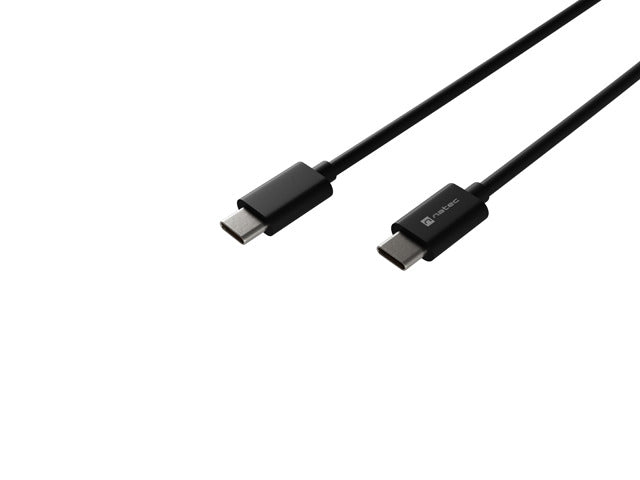 Natec USB-C(M) -> USB-C (M) 2.0 cable 1m pd 100w Black